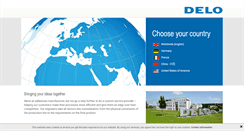 Desktop Screenshot of delo-adhesives.com